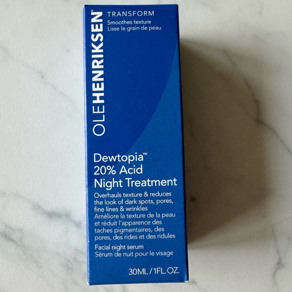 NWT Ole Henriksen Dewtopia 20% Acid Night Treatment